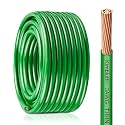 THHN Wire 3 Gauge 25 FT Stranded Copper Wire, Green