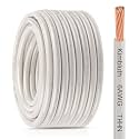 THHN Wire 6 Gauge 200 FT Stranded Copper Wire, White