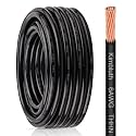 THHN Wire 6 Gauge 50 FT Stranded Copper Wire, Black