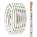 THHN Wire 8 Gauge 250 FT Stranded Copper Wire, White