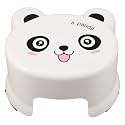 Cute Cartoon Plastic Toddler Step Stool with Antislip Base