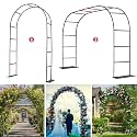 Thickened Tube Garden Arch Trellis - Metal Garden Arbor for Climbing Plants