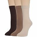 Thin Crew Socks for Women, Ladies Soft Cotton High Calf Boot Sock