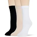Thin Crew Socks for Women, Ladies Soft Cotton High Calf Boot Sock
