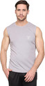 Think Tech Men Solid Round Neck Polyester