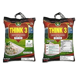 think3 diabetic control white rice rnr 15048 with low glycemic index 10kg