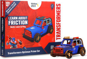 thinkerplace transformers optimus prime diy car kit  build learn  play
