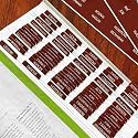Thinkor Reposition Laminated Bible Tabs, Large Print Stickers, Easy to Read &amp; Apply Bible Tabs for Women &amp; Man (Leather Color)