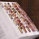Thinkor Reposition Laminated Bible Tabs, Large Print Stickers, Easy to Read &amp; Apply Bible Tabs for Women &amp; Man (Gold Earth Tone)