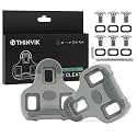Thinvik Road Bike Cleats Compatible with Look Keo Self-Locking System Cycling Pedals Shoes - 4.5 Degree Float