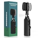 THIODOON 2 Pack Golf Club Brushes and Groove Cleaner 2 ft Retractable Zipline Carabiner Golf Brush Head with Retractable Spike Comfortable Grip Golf Club Cleaner