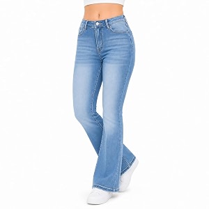 THIRD QUADRANT Womens Wide Leg Fit Mid