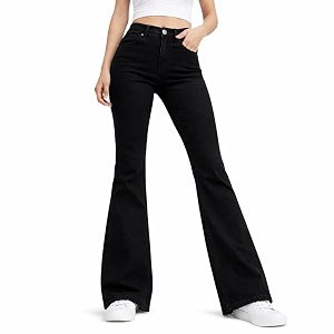 THIRD QUADRANT Womens Wide Leg Fit Mid