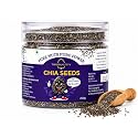 ThodaNutty Premium Chia Seeds 200g | Raw Seeds for Eating | Rich in Omega 3, Protein, Calcium, Iron & Dietary Fibre | Healthy Superfood for Smoothies, Salads & Weight Management