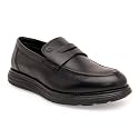 Thomas Crick Sophisticated Dual-Tone Leather Loafers with
