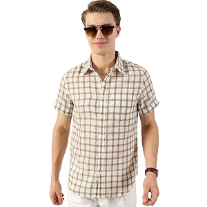 Thomas Scott Mens Checks Half