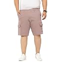 Thomas Scott Men's | Plus Size | Regular Fit | Mid-Rise | Knee Length | 6 Pockets | Woven | Cargo | Shorts