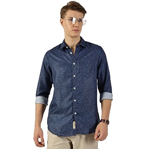 Thomas Scott Mens Printed Textured