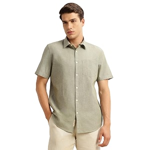 Thomas Scott Mens Solid Linen