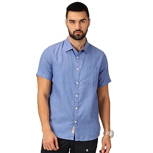 Thomas Scott Mens Solid Linen