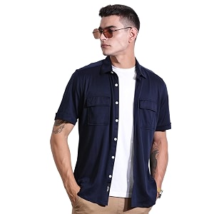 Thomas Scott Mens Solid Half