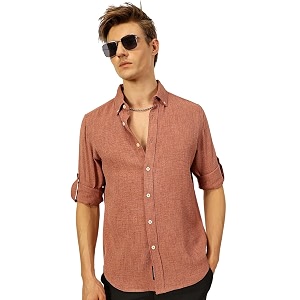 Thomas Scott Mens Solid Textured