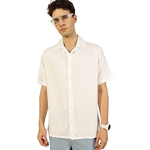Thomas Scott Men Half Sleeves Camp Collar
