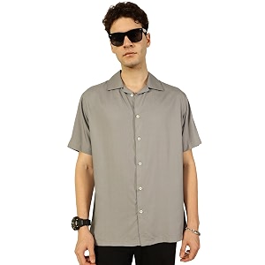 Thomas Scott Men Half Sleeves Camp Collar