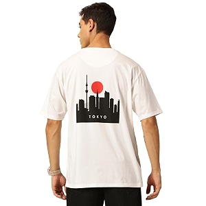 Thomas Scott Men Oversized Fit Graphic Printed