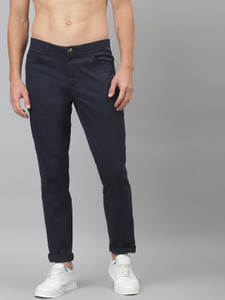 THOMAS SCOTT Men Regular Fit Blue Cotton