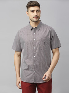 THOMAS SCOTT Men Regular Fit Checkered Spread