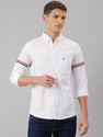 THOMAS SCOTT Men Solid Casual White Shirt