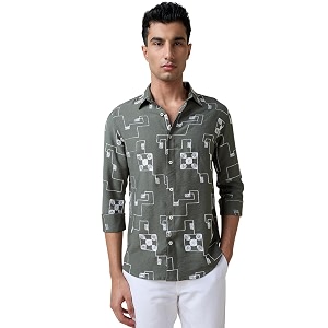 Thomas Scott Mens Regular Fit Embroidered Full