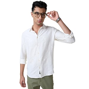 Thomas Scott Mens Regular Fit Embroidered Full