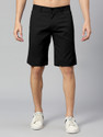 Thomas Scott Solid Men Black Chino Shorts