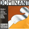 Thomastik-Infeld Dominant Violin D String, 1/8 Size, Medium Tension - 132.18 - Synthetic Core, Silver Wound - Clear &amp; Balanced Tone, The Reference Standard for Violin