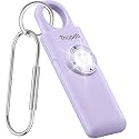 Thopeb–Personal Alarm, Personal Safety Alarm for Women– Extra Loud Siren Birdie Sound – Rechargeable – Self Defense Keychain for College Essentials (Lilac)