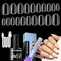 THR3E STROKES Gel Nail Kit Easy Nail Extension Set With 100Pcs Shaped Tips (P11 GEL X KIT)