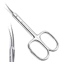 THRAU Cuticle Scissors Extra Fine for Manicure and Pedicure