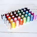 ThreadArt Polyester Embroidery Thread Set, 40 Color Set, Set B