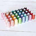 ThreadArt Polyester Embroidery Thread Set, 40 Color Set, Set C