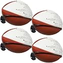 Threan Football Wall Mount Holder Football Room Decor Basketball Holder Display Stand Wall Mounted Ball Storage Rack for Man Sports Soccer Volleyball Rugby, Metal