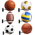 Threan Metal Basketball Holders Wall Mount, 5.3 Inch Ball Racks