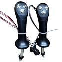 Three Button Handle Excavator Wood Grabbing Handle Adhesive(A Pair)