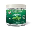Three Lollies Queasy Drops - Natural Peppermint Flavor - Relief from Chemotherapy Nausea &amp; Travel Sickness - Alleviates a Dry Mouth - Non-Drowsy - Natural Ingredients - 100 ct