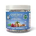 Three Lollies Queasy Drops - Relief from Chemotherapy Nausea &amp; Travel Sickness - Relieves a Dry Mouth &amp; Settles The Stomach - Natural Ingredients - 4 Flavors - 100ct