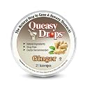 Three Lollies Queasy Pops All Natural Ginger, 21 Lozenges