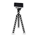THREE PM Gorilla Tripod/Mini Tripod 12"/30.48cm for Mobile Phone with Free Holder for Mobile, Flexible Gorilla Stand for Mobile Phone, Smartphone,Black