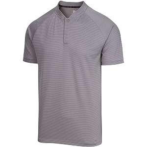 three sixty six collarless golf shirts for men - mens casual dry fit short sleeve polo lightweight and breathable