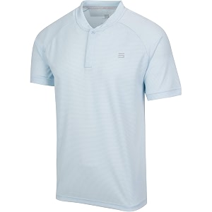 three sixty six collarless golf shirts for men - mens casual dry fit short sleeve polo lightweight and breathable